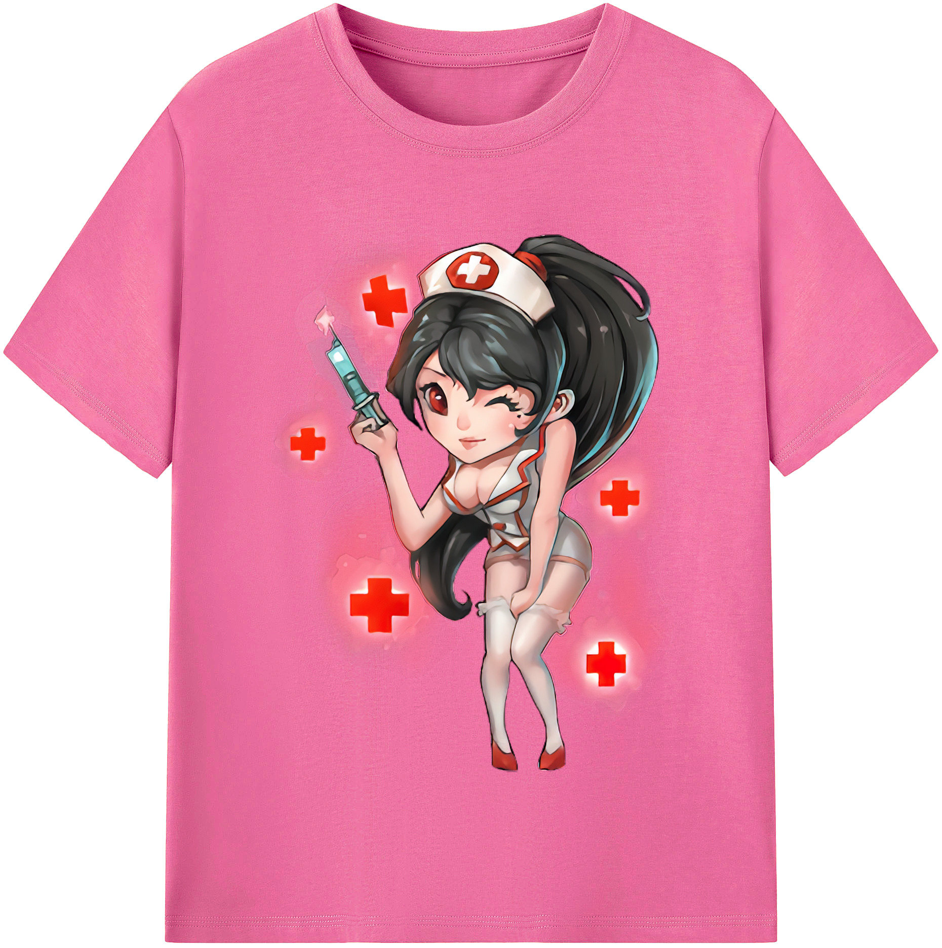 （画像用） リーグ・オブ・レジェンド League of Legends LOL レディースカジュアルプリントTシャツ（綿100％）